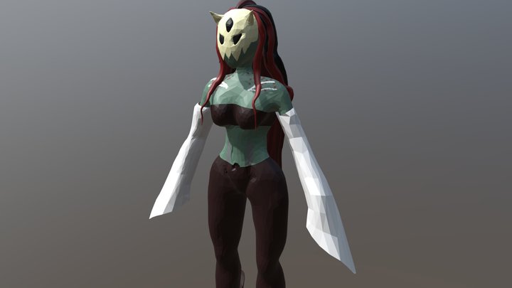 girl - orc 3D Model