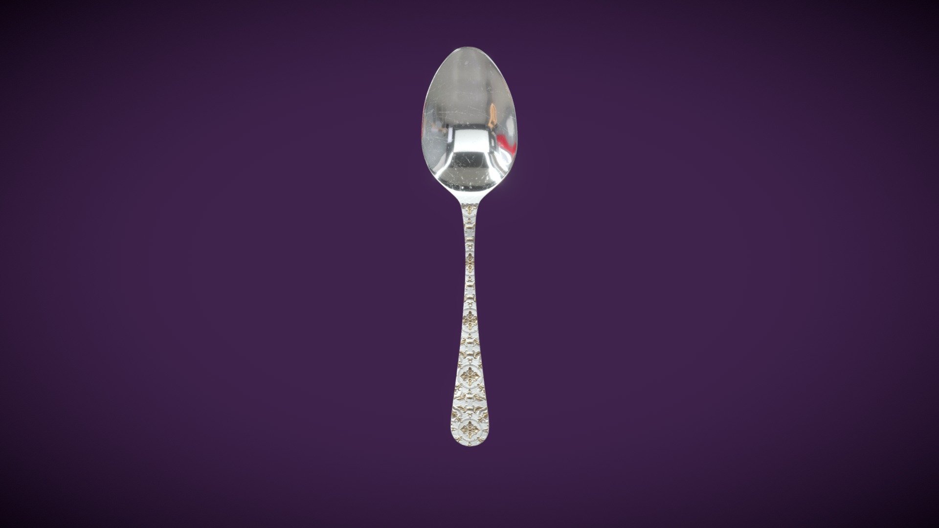Royal Spoon - Download Free 3D model by giahanphan [a865fce] - Sketchfab