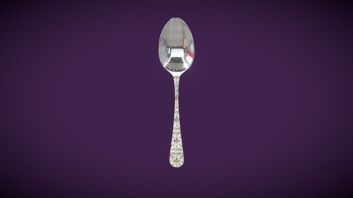 Royal Spoon 3D Model
