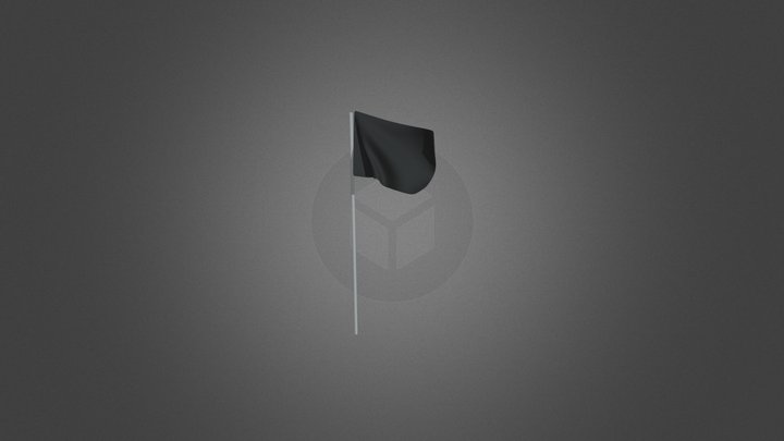 flag animated 3D Model