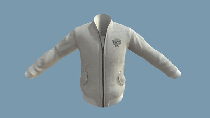 Levi Varisty Jacket 3D Model