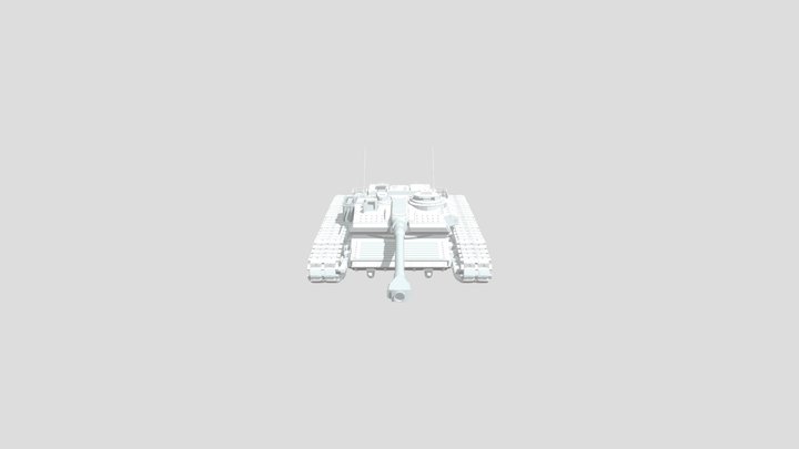 Panzerwagen 19 Reislaufer (fictional/unfinished) 3D Model