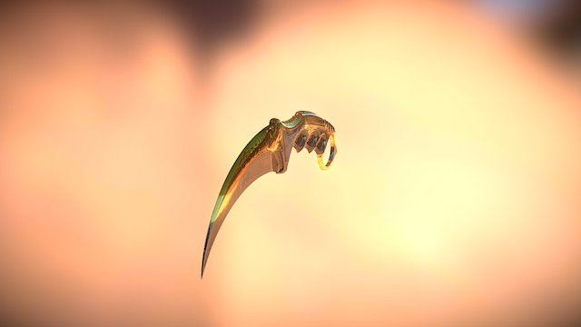Cus Carambit(Half side) 3D Model