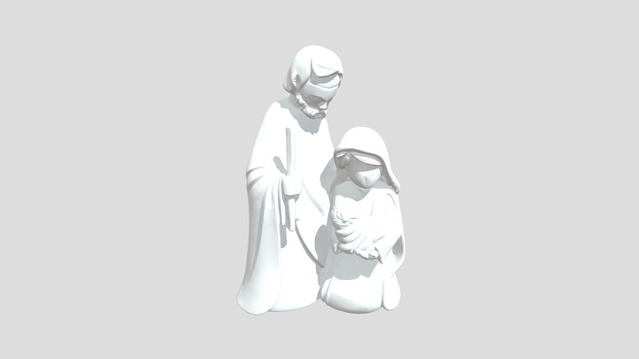 Nativity Statue 3D Model