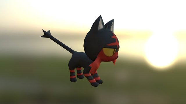 Litten (Pokemon Sun & Moon) 3D Model