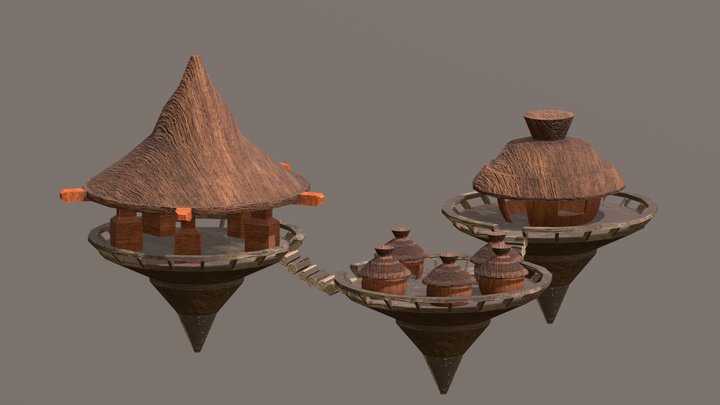 Jasperio Village - CMGT 3d modelling - Treehouse 3D Model