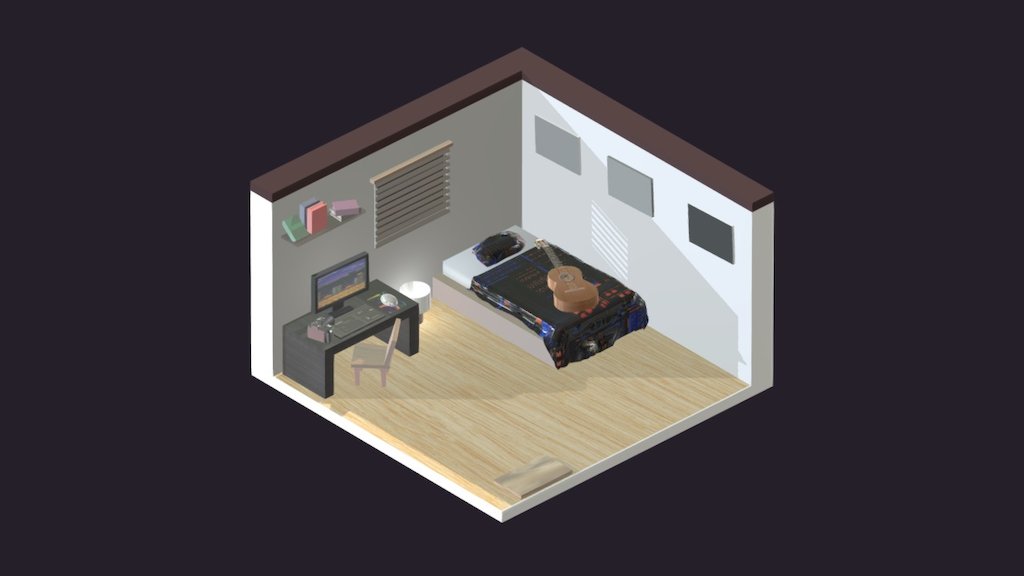My isometric bedroom