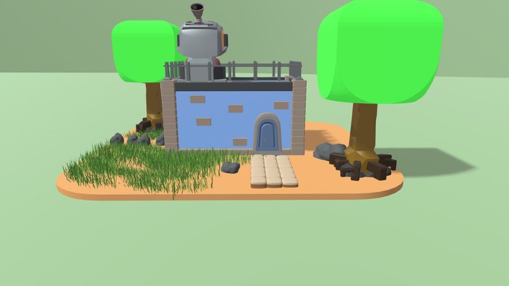 Teleskop and home 3D Model