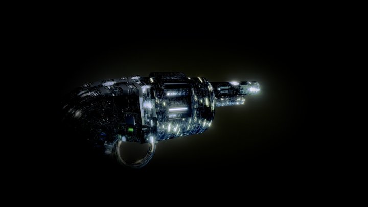 sci fi gun 3D Model