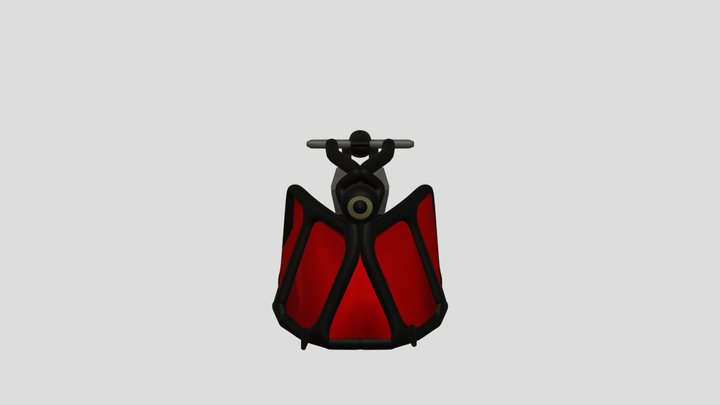 Hover Sci Fi Motorcycle 3D Model