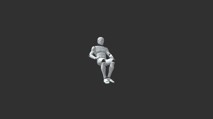 Welcomes_sitting_down_v5 3D Model