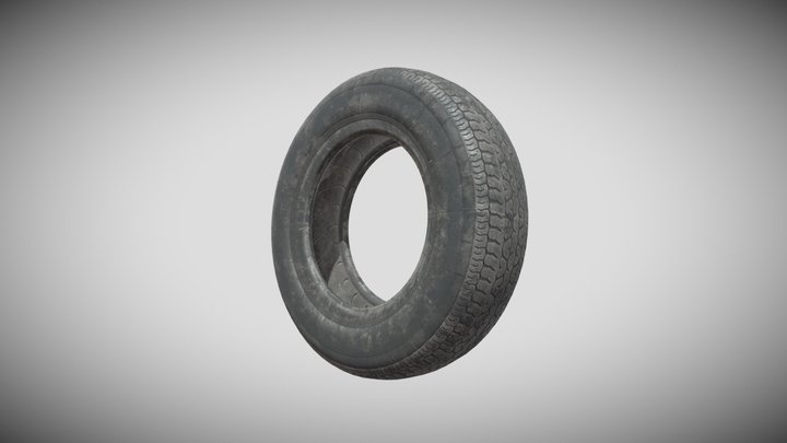 Dirty Old Tires 3D Model