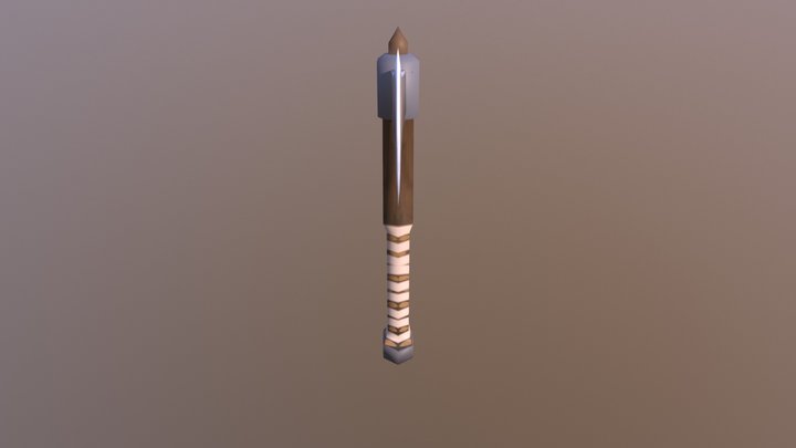 Melee Weapon - Simple Ax 3D Model
