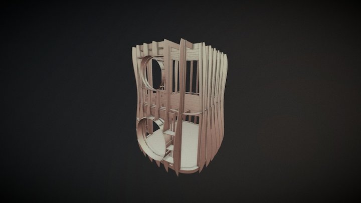 RD Pyšely Hruška Konstrukce 3D Model