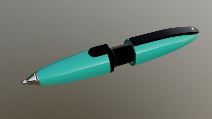 Bolígrafo - Animado 3D Model