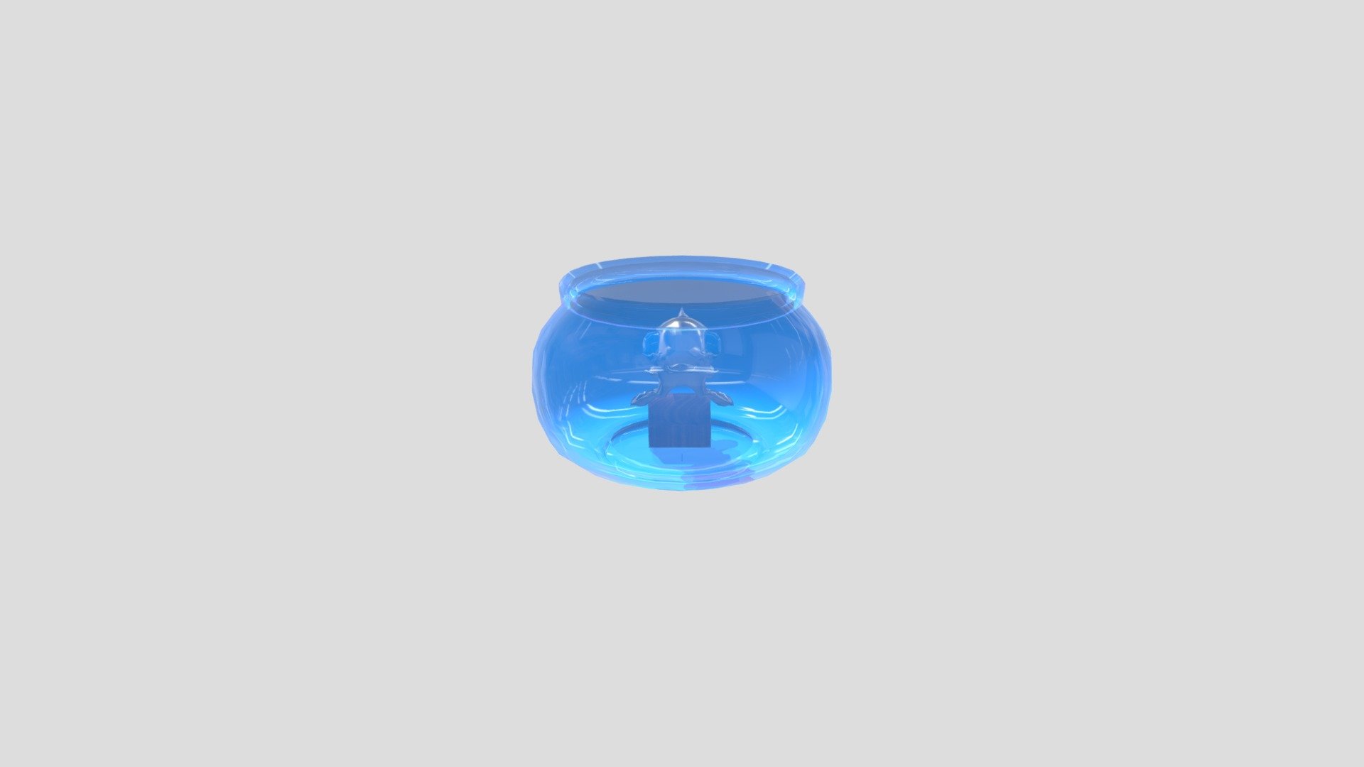 Goldfish in Bowl with Extra Color - 3D model by yoigers [a86ec2d ...