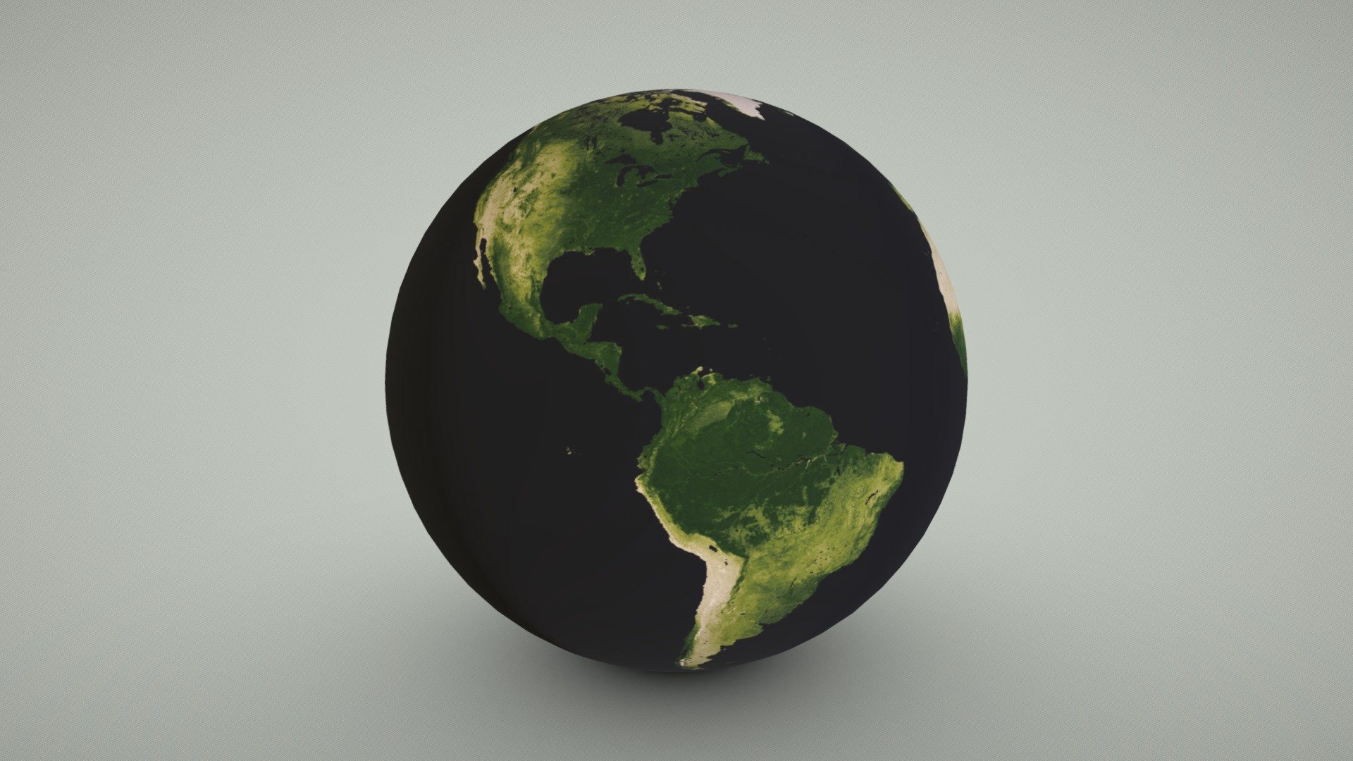 Earth's vegetation index (low poly)