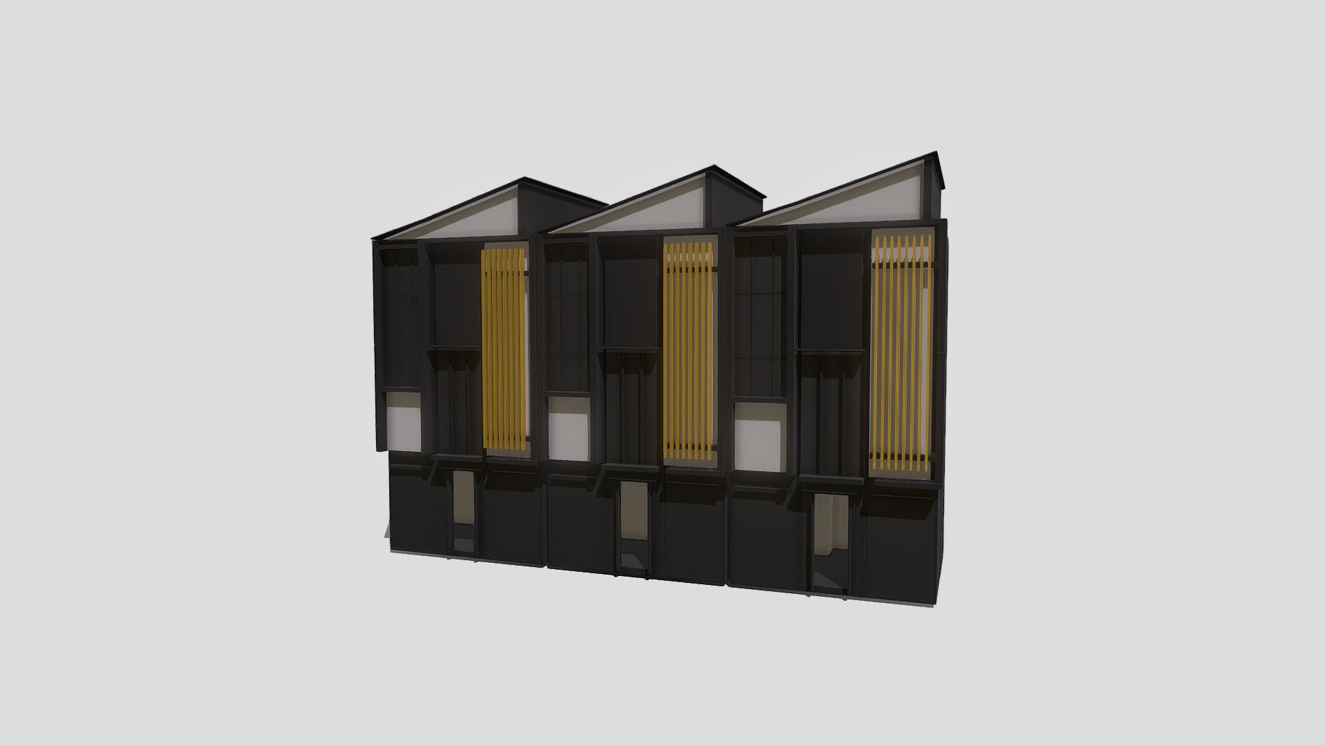 ตึกสามคูหา1 - 3D model by soranun.ruj [a86f398] - Sketchfab