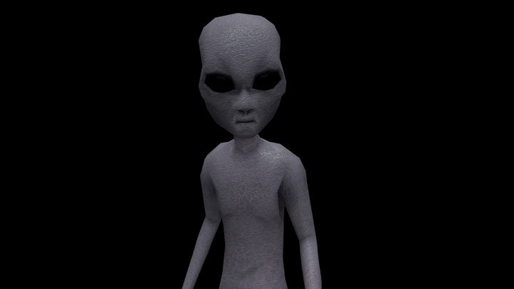 Sil3nt Lights Alien 3D Model