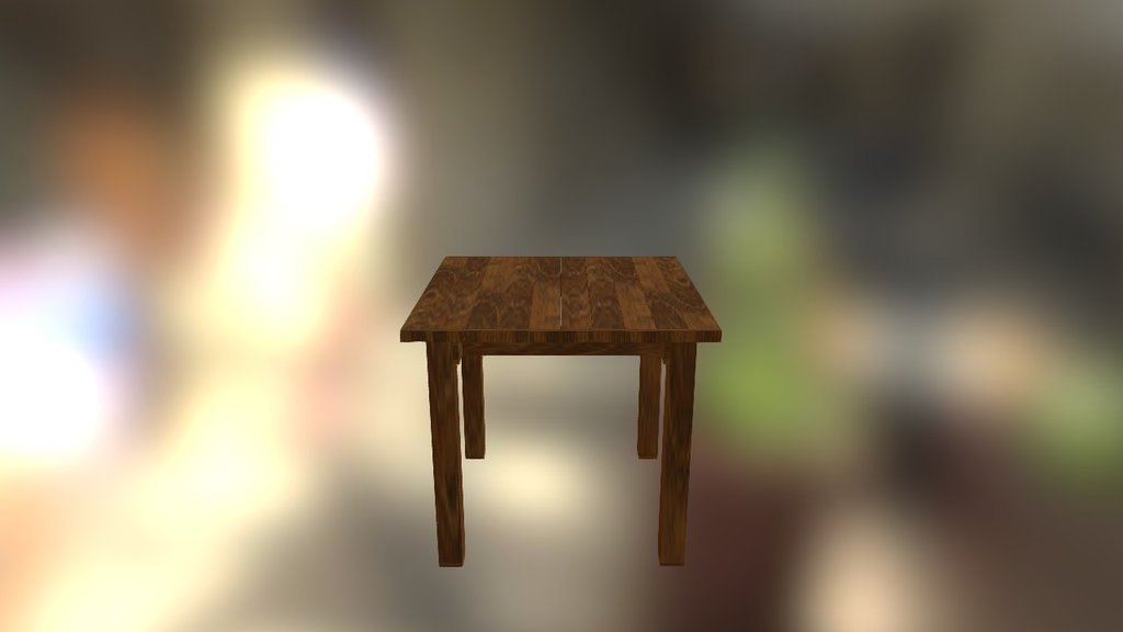 Rustic Table 01 - 3D model by Creative Market (@creativemarket ...