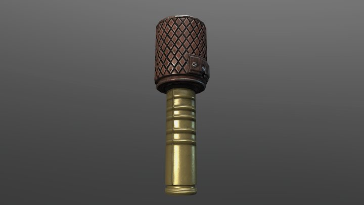 RGD-33 Soviet Hand Grenade 3D Model