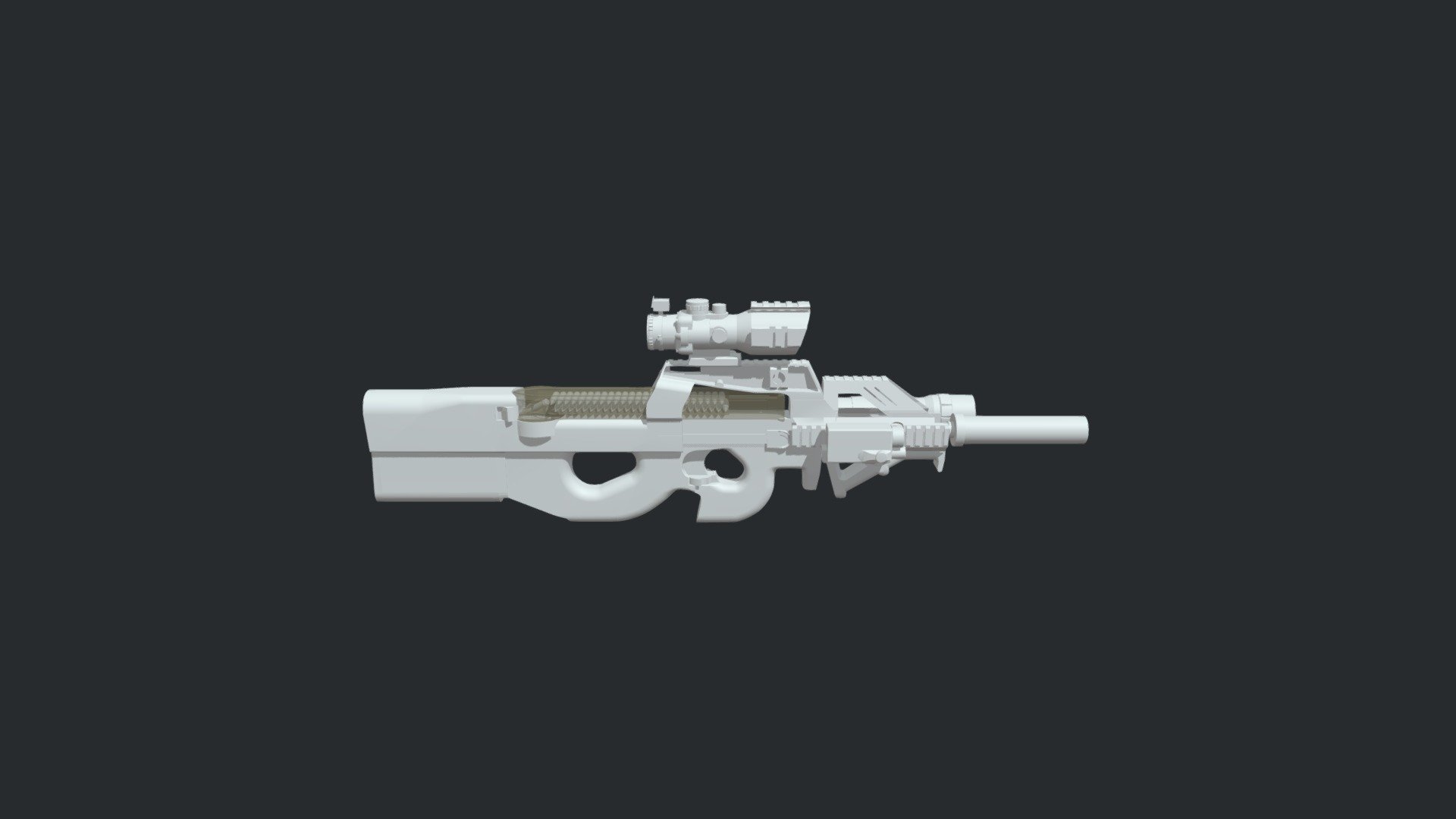 Low Poly P90 GAP Final - 3D model by ArnoSchok [a871328] - Sketchfab