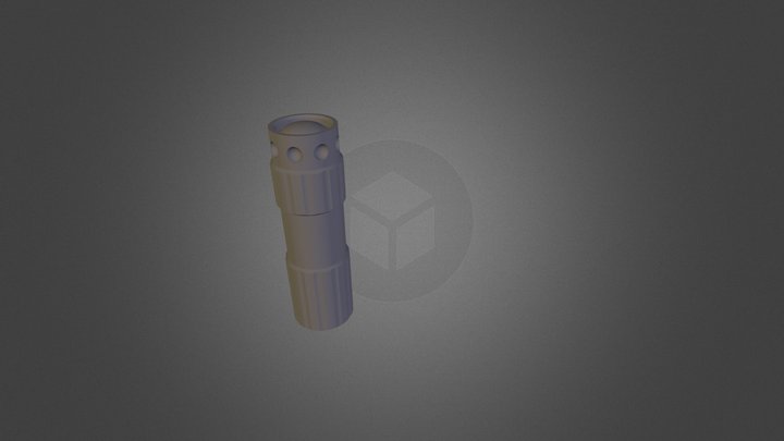 LED Flashlight (Object Copy) 3D Model