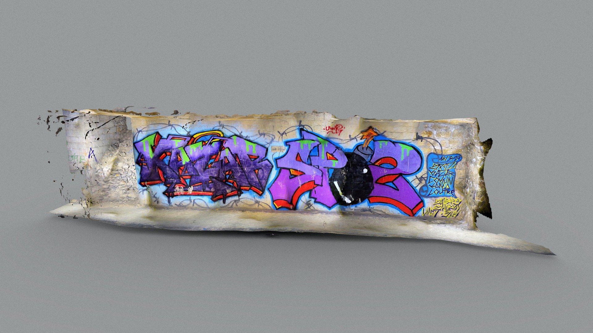 Paris catacombs - graffiti