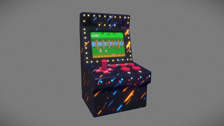 Arcade games 3D Model