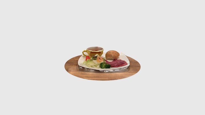 お昼ご飯 3D Model