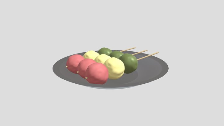 Dangos in the plate 3D Model