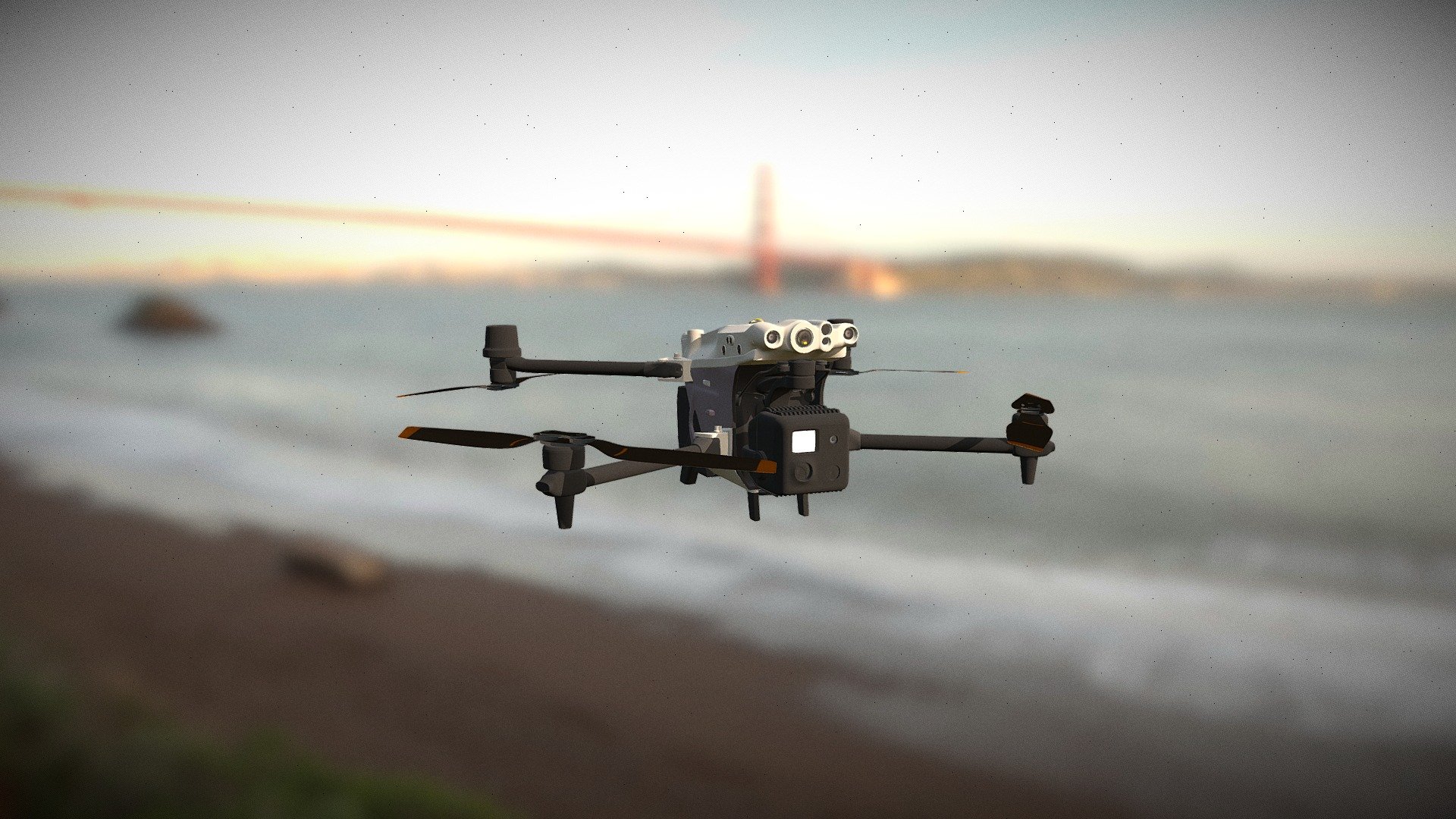 M30t Drone for Drone U Courses — Sketchfab embed 3D viewer