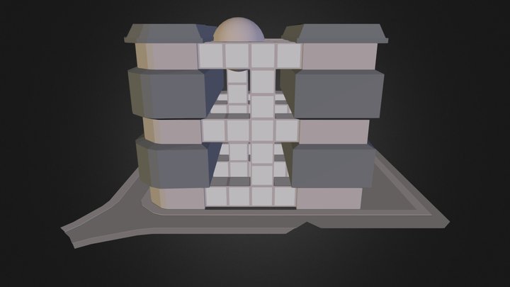 City Block 4 3D Model