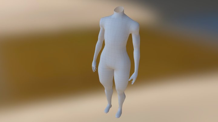 Female model 3D Model