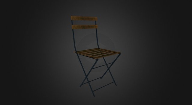 Low poly chair 3D Model