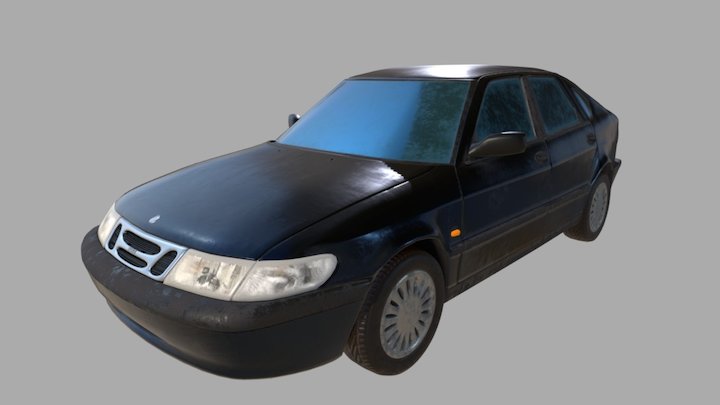 Saab900s 3D Model