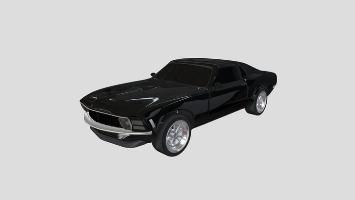 Ford Mustang Boss 302 3D Model