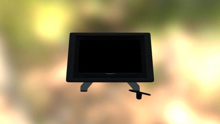Graphic Screen Tablet 3D Model