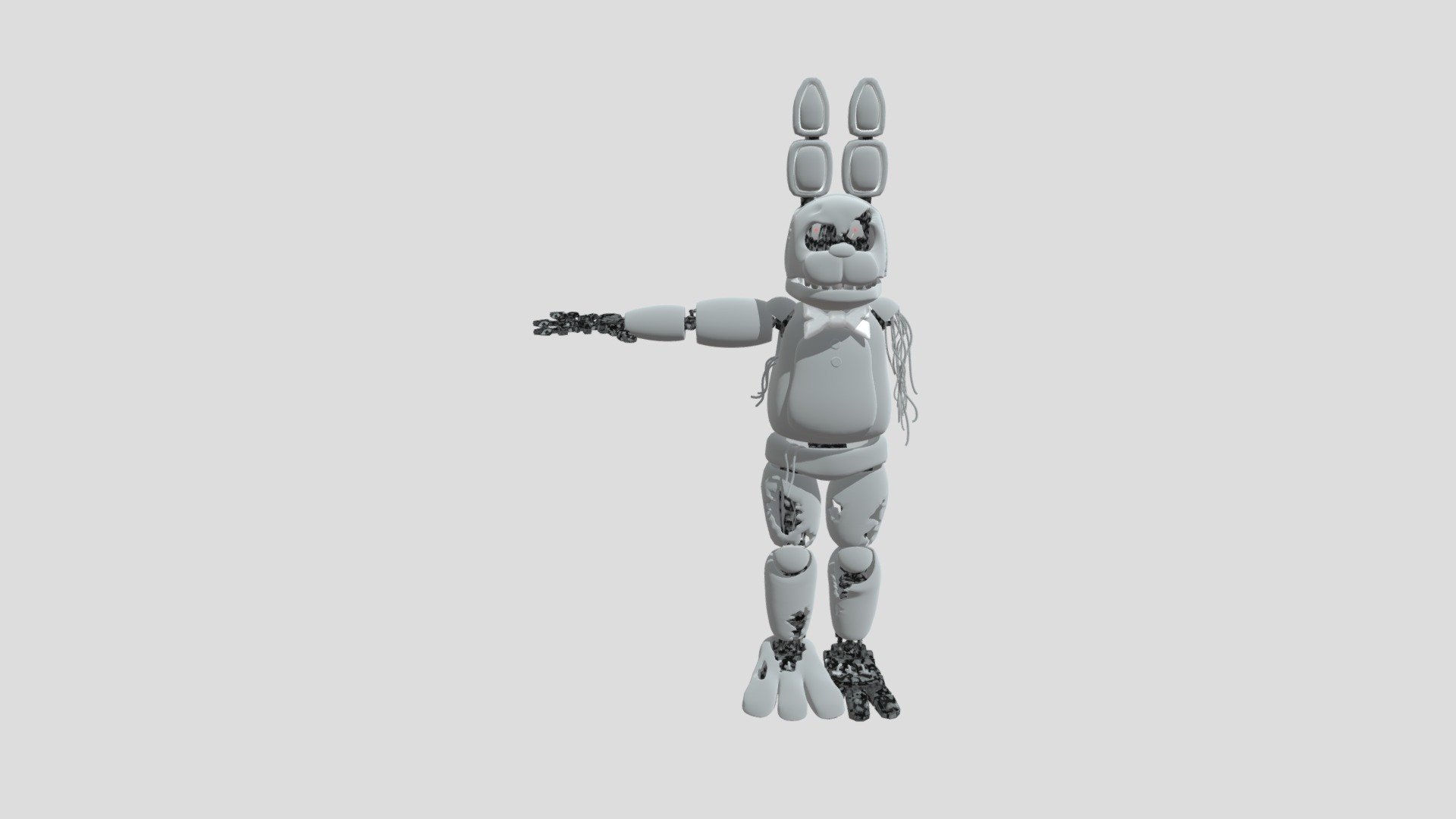 Withered_ Bonnie - Download Free 3D Model By AndyBy2002 [a879a2a ...