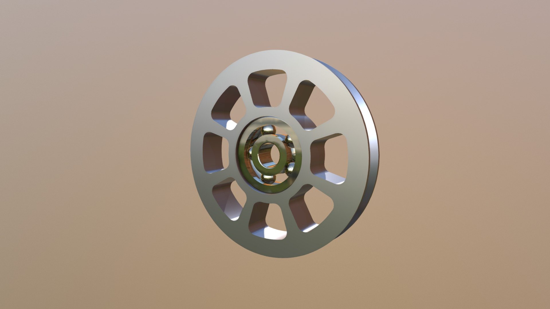 Cable way wheel