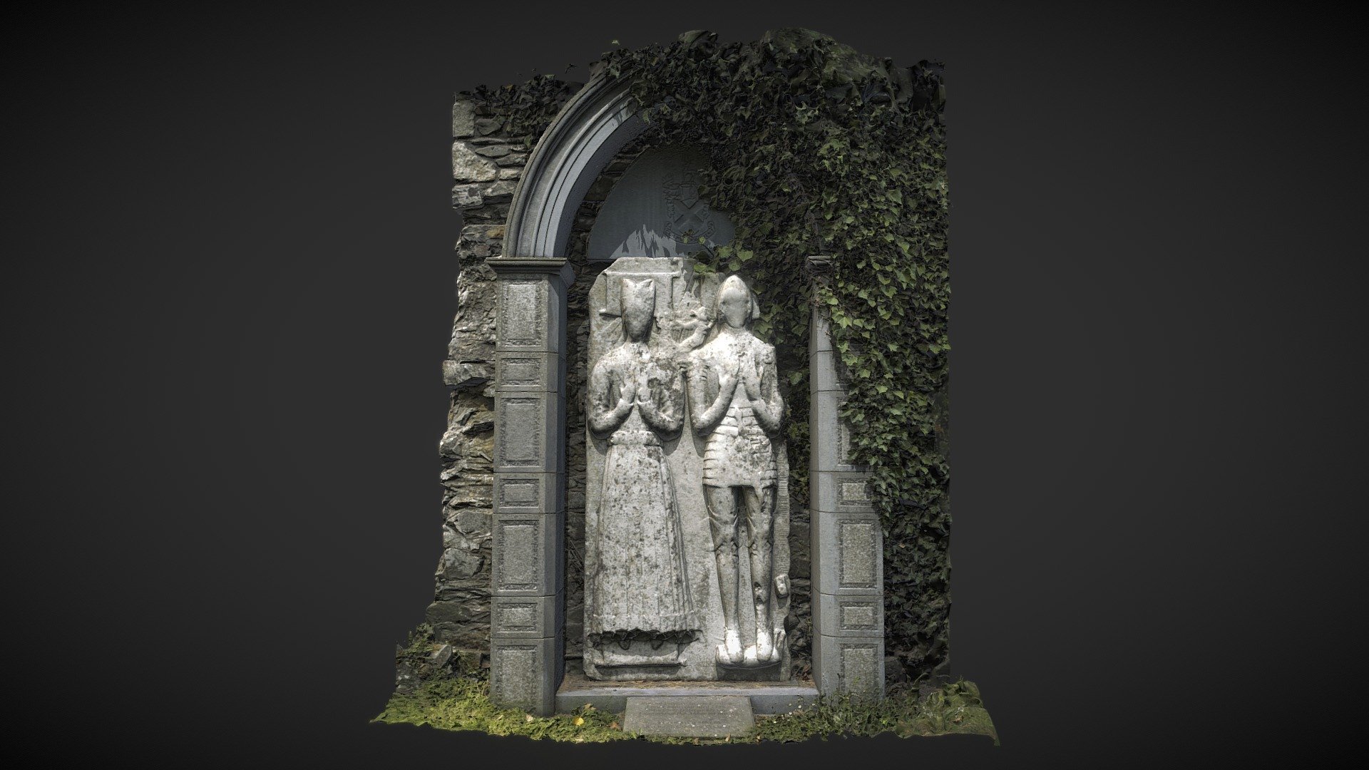 The Portlester Effigy, Kilcullen, Co. Kildare — Sketchfab embed 3D viewer