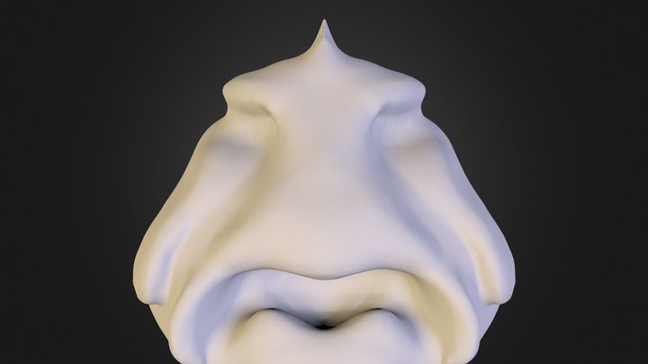 Underwater Creature Head 3D Model