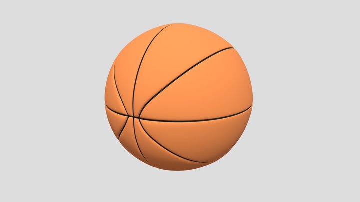 Basketball ball set 005 3D Model