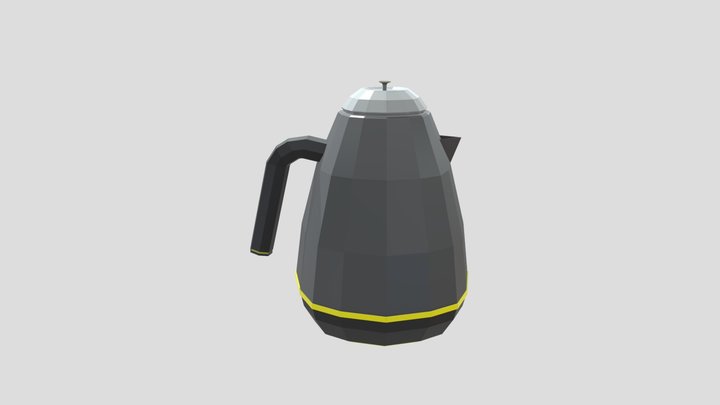 Polygon Kettle 3D Model