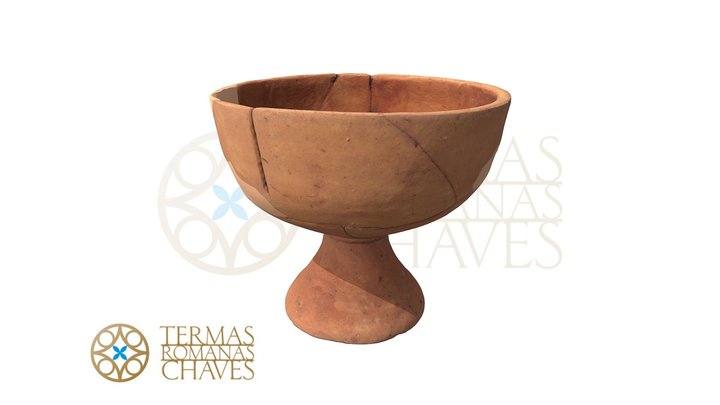 Cálice de terra sigillata 3D Model
