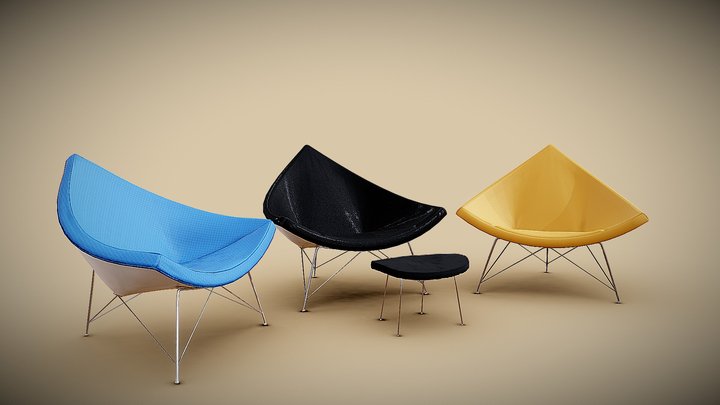 Nelson Coconut Chair 3D Model