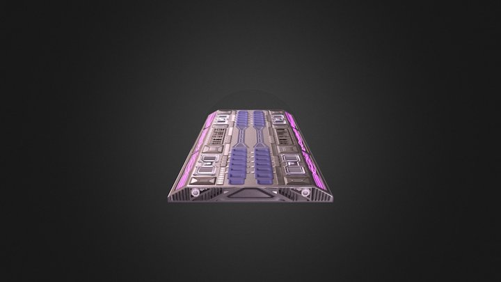 Piso Sci-fi 3D Model