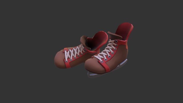 Hockey Skates 3D Model