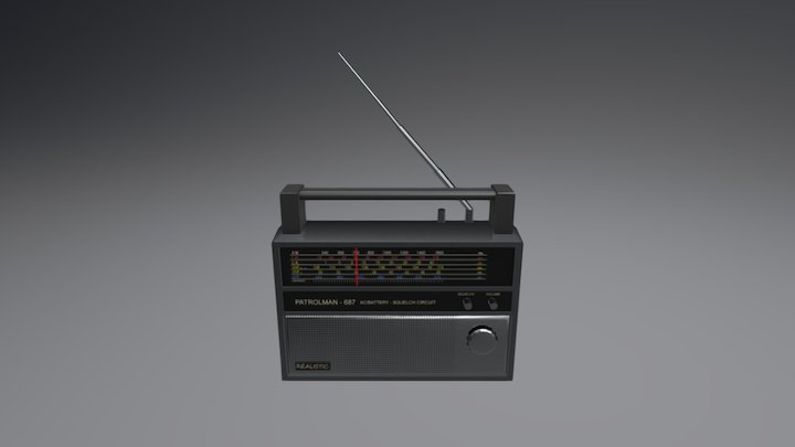 New Radio 3D Model
