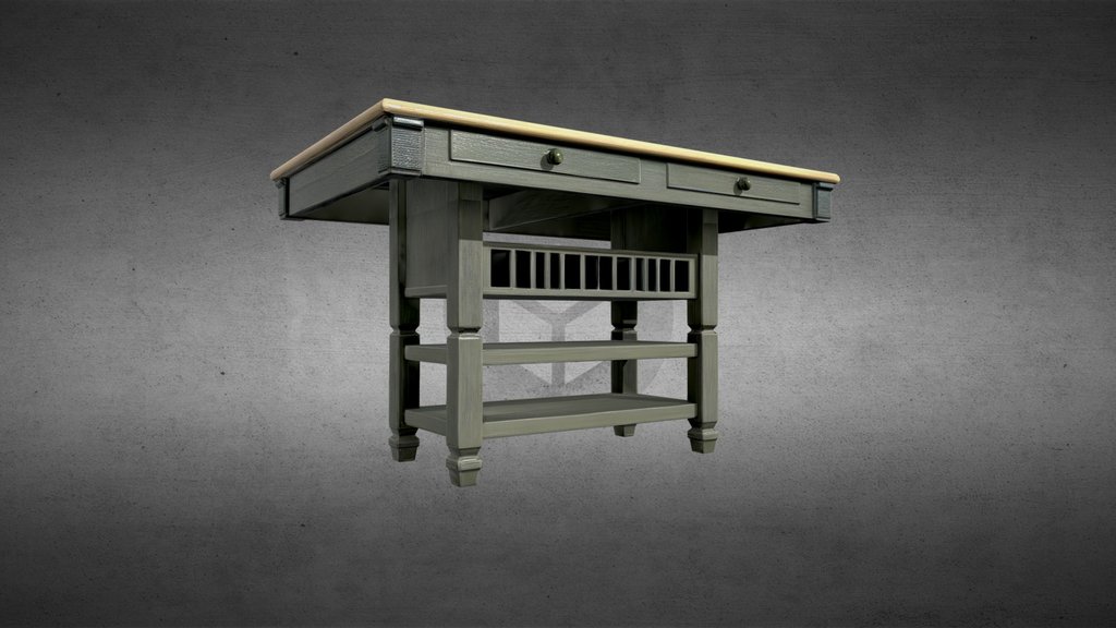 Grey Tyler Creek Bar Table, Ashley Furniture